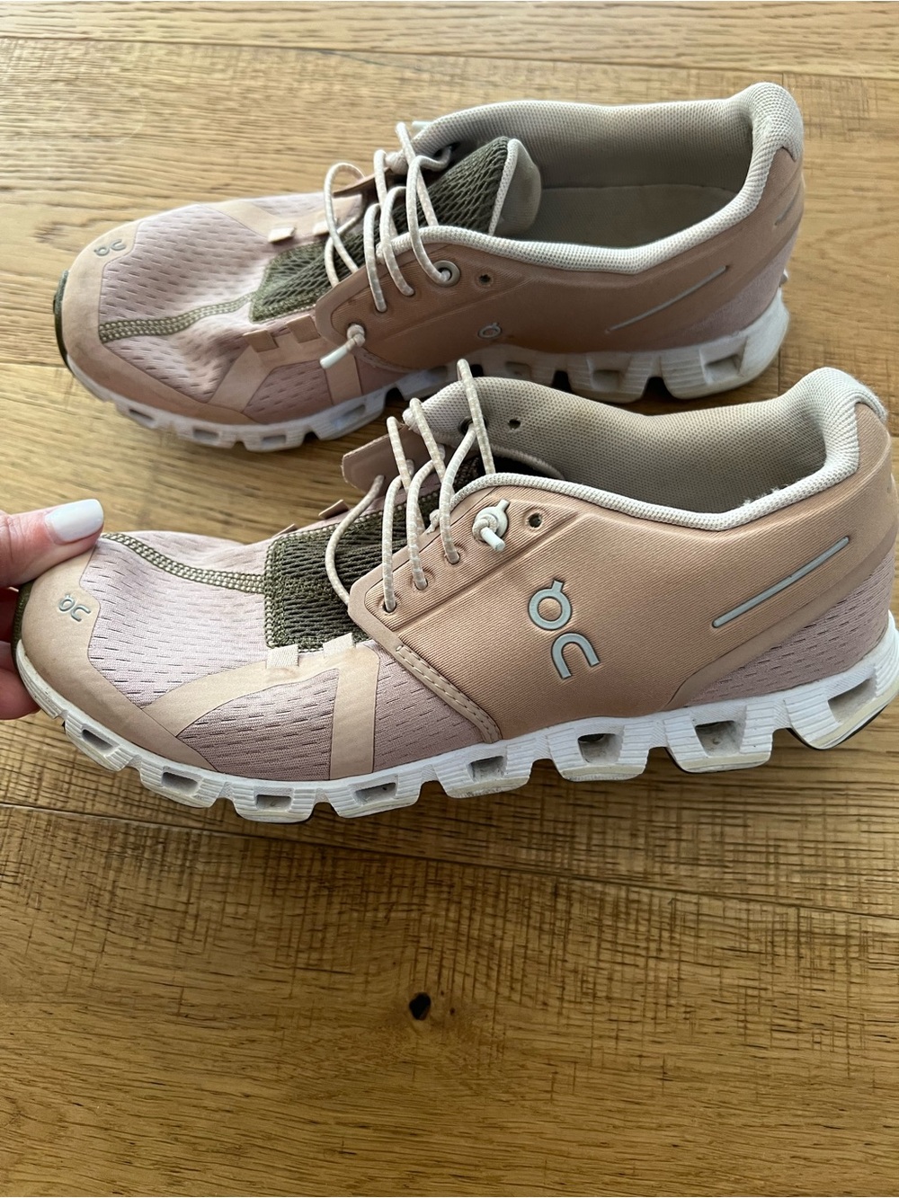 Ladies On Clouds blush pink shoes